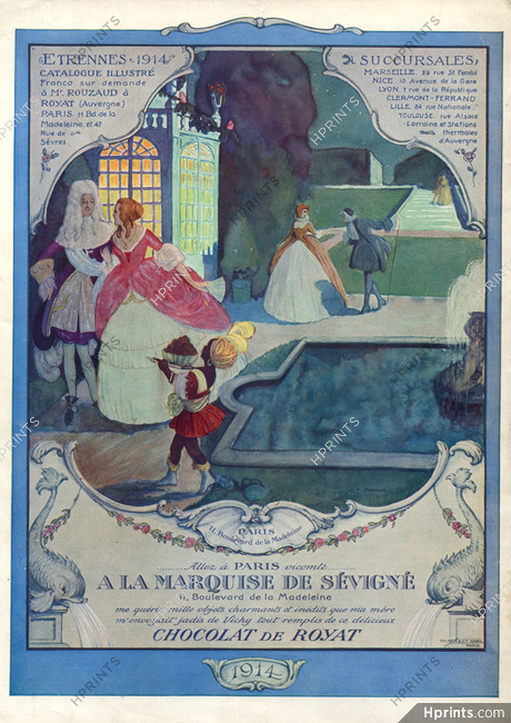 Marquise de Sévigné 1913 Period Costume Zig Brunner