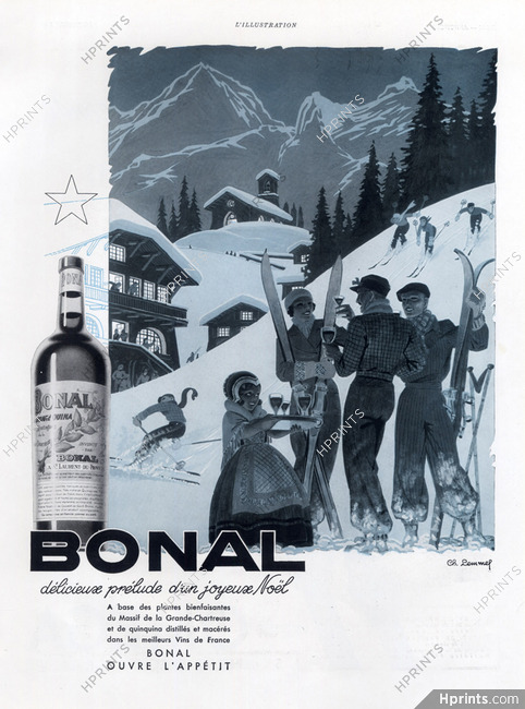 Bonal 1938 Ski, Winter Sports, Lemmel