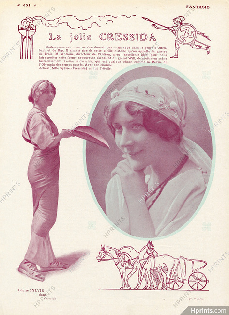 Louise Sylvie 1912 Cressida