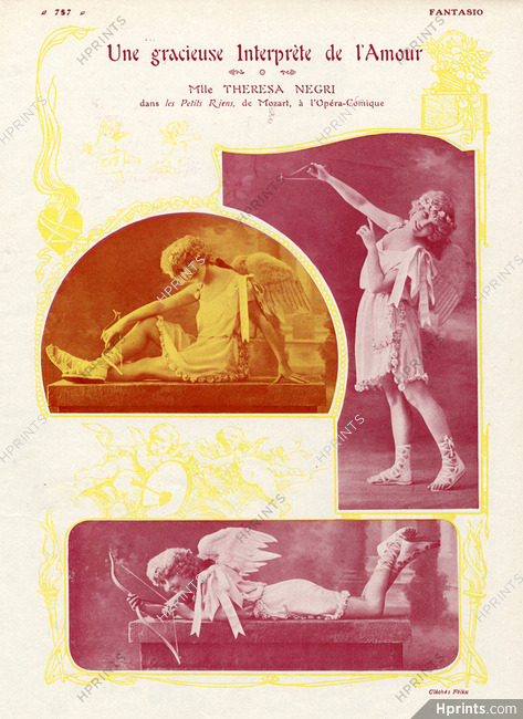 Theresa Negri 1912 Interprète de l'Amour