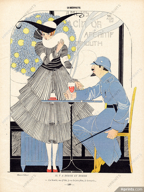 Paul Allier, Illustrator — Vintage original prints and images