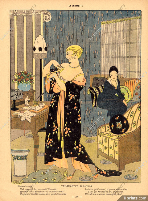 Lorenzi 1917 L'Epaulette d'Amour Decorative Arts