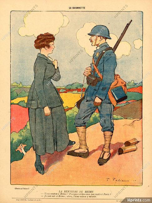 Fabiano 1917 La Rentière de Reims