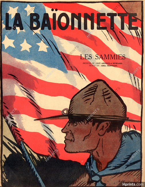 Guy Arnoux 1917 Les Sammies American Soldier WW1