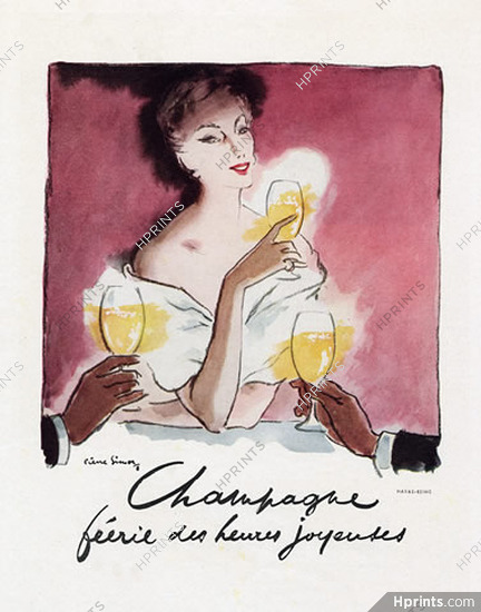 Le Champagne 1948 Pierre Simon (Large)