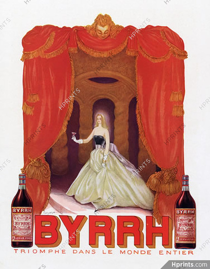 Byrrh 1952 Opera House, Georges Lepape