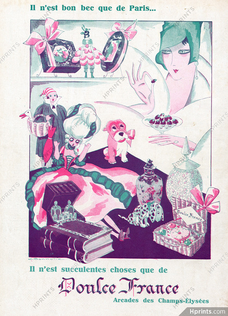 Léon Bonnotte 1928 Doulce France, Dolls & Chocolates
