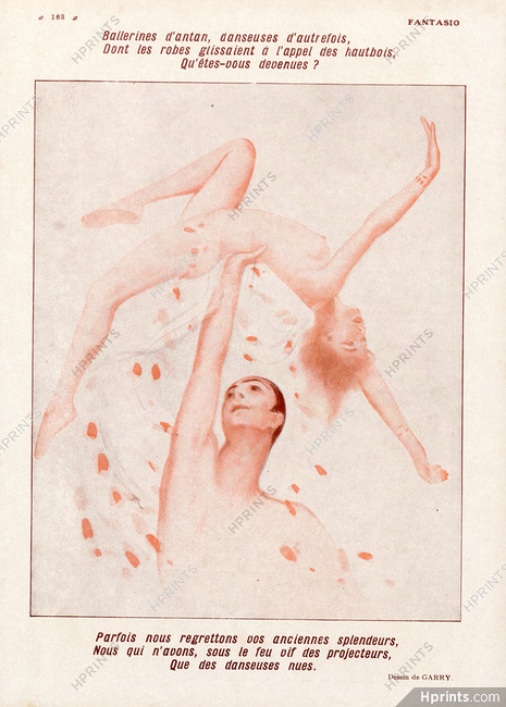 Garry 1928 Nude Dancers Nostalgia