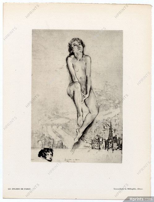 Edouard Chimot 1931 Le Spleen de Paris, Nude