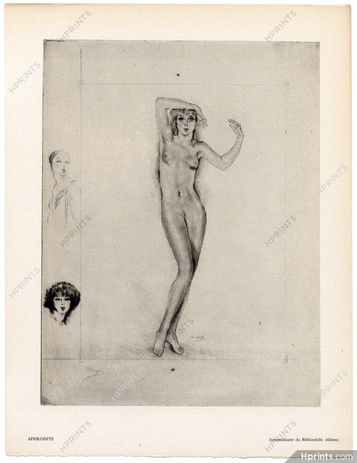 Edouard Chimot 1931 Aphrodite, Nude
