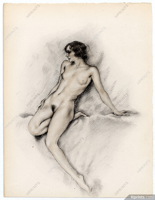 Edouard Chimot 1931 Nude