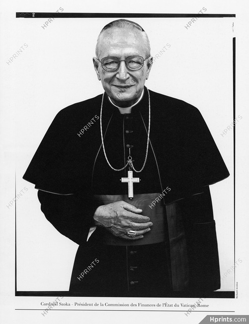 Richard Avedon 2000 Cardinal Szoka Portrait