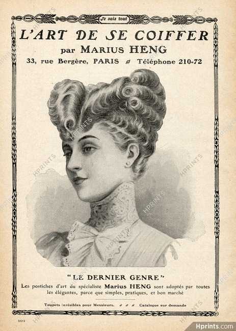 Marius Heng (Hairstyle) 1906