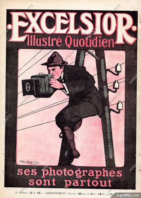 Excelsior 1911 Photographer, Journalism, De Losques