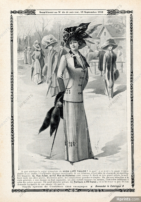 High Life Tailor 1910