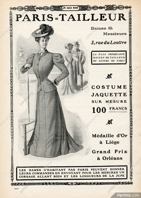 Paris Tailleur (Tailor) 1905
