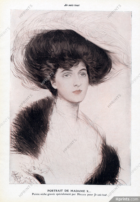 Paul Helleu 1906 Portrait de Madame X