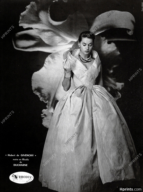 Givenchy 1954 Guy Arsac, Evening Gown, Ducharne