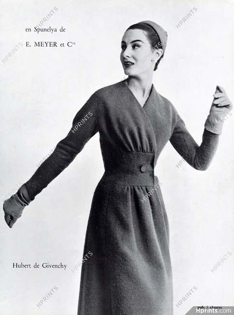 Givenchy 1954 Fashion Photography, E. Meyer & Cie