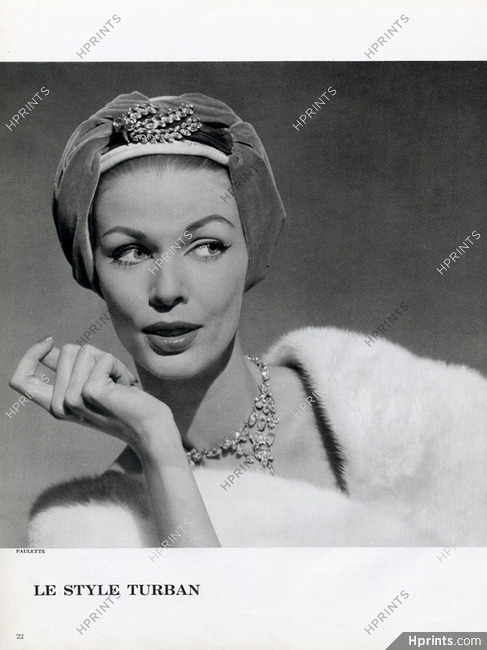 Paulette 1957 Style Turban
