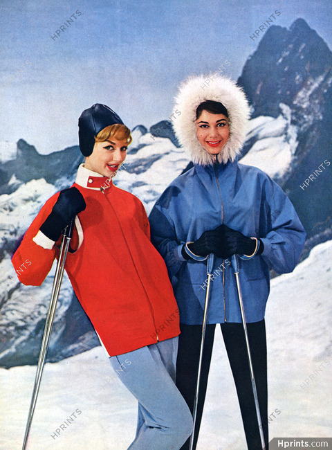 Marcel Pépin & Vincent Mehnert 1957 Ski Winter Sportswear