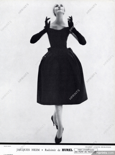 Jacques Heim 1957 Photo Guy Arsac, Fashion Photography, Hurel