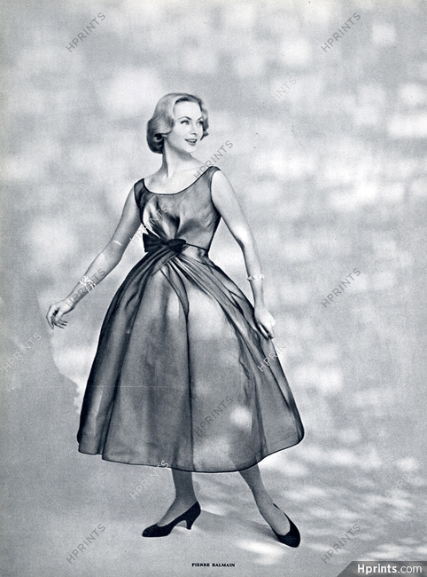 Pierre Balmain 1957 Robe à danser, Photo Pottier