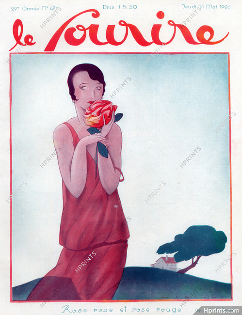 Fabius Lorenzi 1926 Rose Rose & Rose Rouge Elegant Parisienne