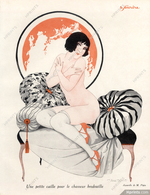 Maurice Pépin 1926 Nude Decorative Arts