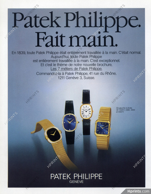 Patek Philippe (Watches) 1979 — Advertisement