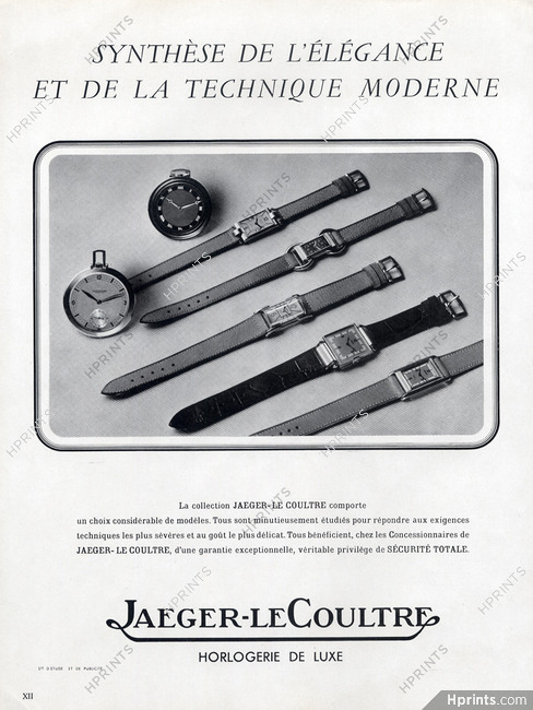 Jaeger-leCoultre (Watches) 1939