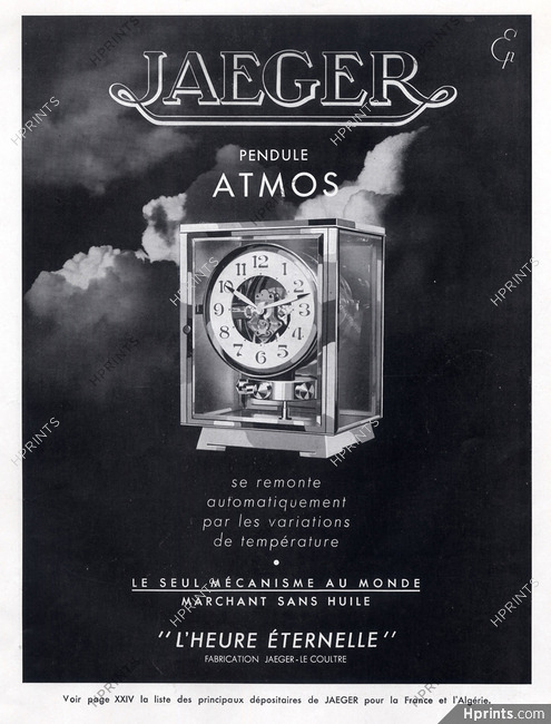 Jaeger-leCoultre 1936 Atmos Pendule