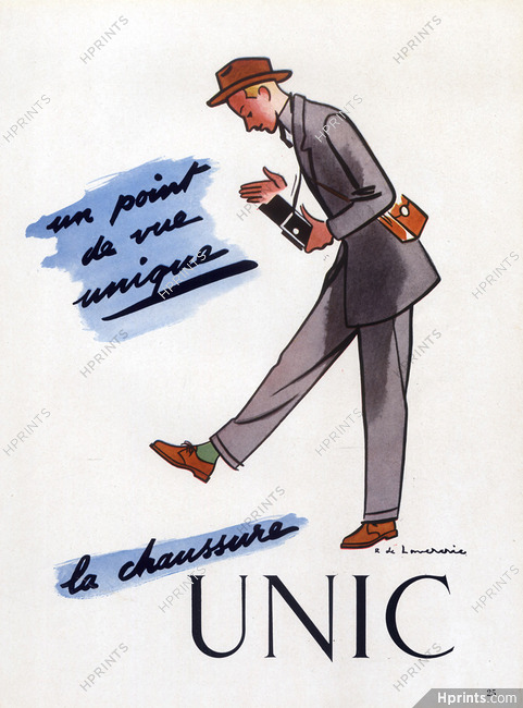 Unic (Shoes) 1952 Raymond de Lavererie Photographer