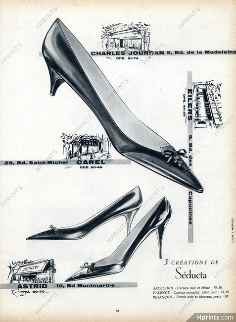 Seducta (Shoes) 1960 J.Langlais