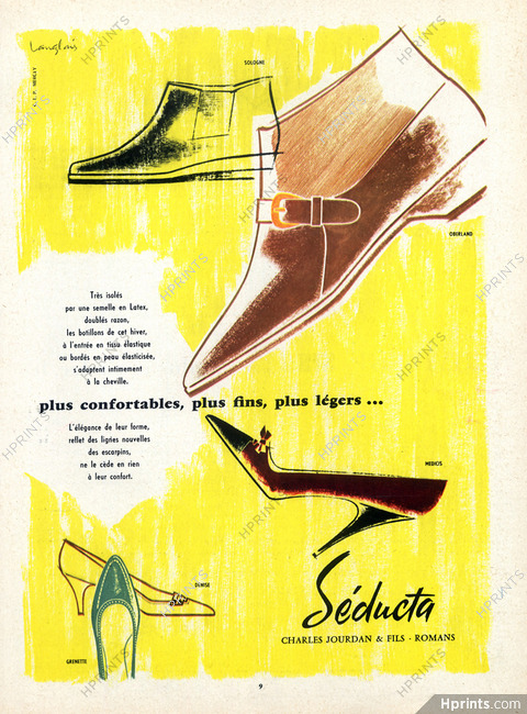 Seducta (Shoes) 1957 J. Langlais