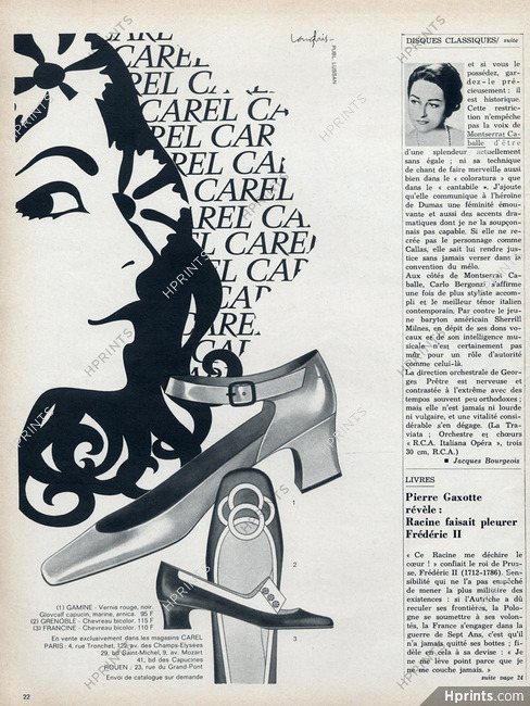 Carel (Shoes) 1968 J. Langlais