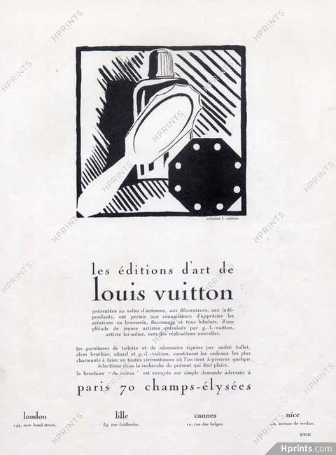 Louis Vuitton 1925 Garniture de Toilette, Edition d'Art Salon Art Deco