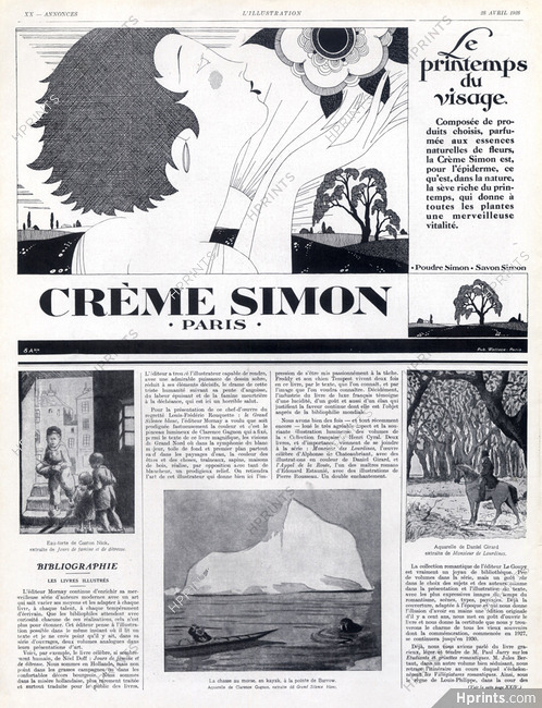 Crème Simon (Cosmetics) 1928 Benigni
