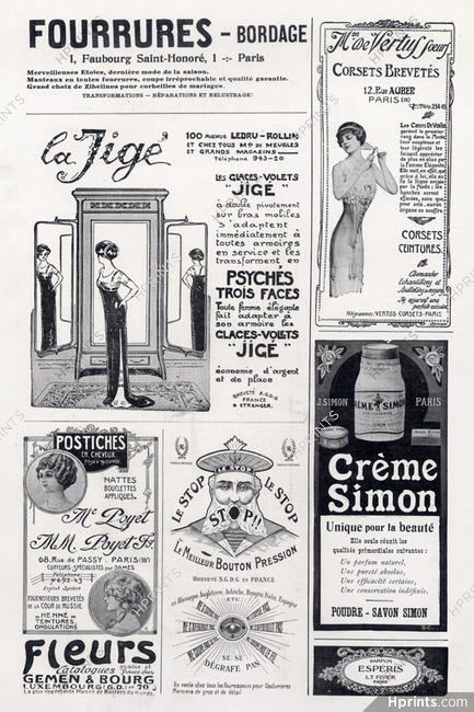 Crème Simon (Cosmetics) 1912
