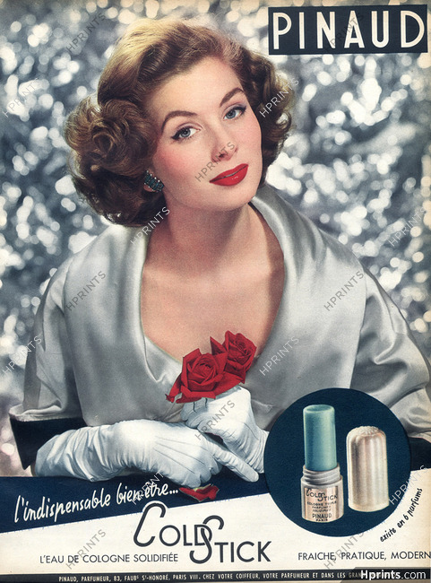 Pinaud (Cosmetics) 1953 Coldstick Rose