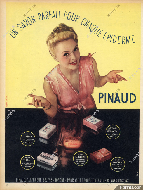 Pinaud (Cosmetics) 1952