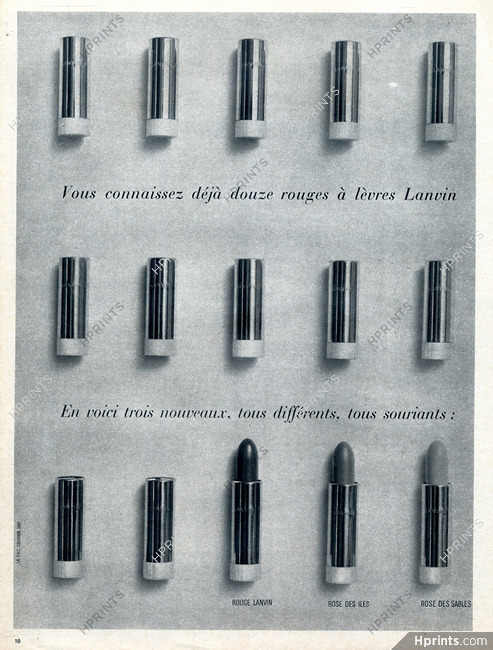 Lanvin (Cosmetics) 1962 Lipstick
