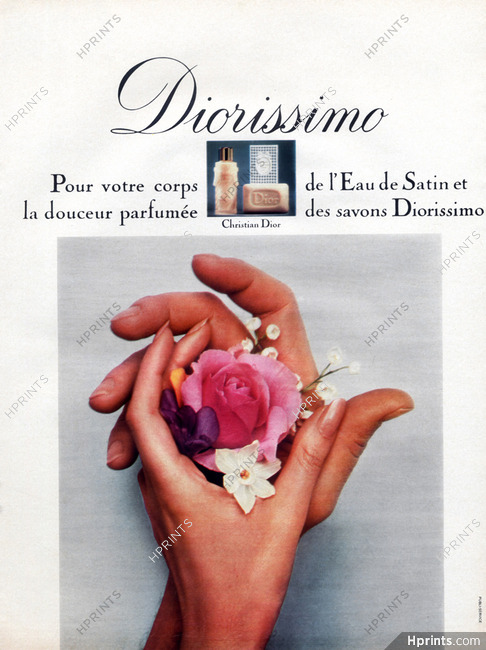 Christian Dior (Cosmetics) 1968 Diorissimo Soap Flower