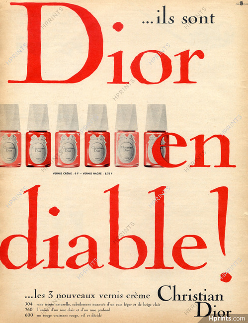 Christian Dior (Cosmetics) 1965 Nail Polish