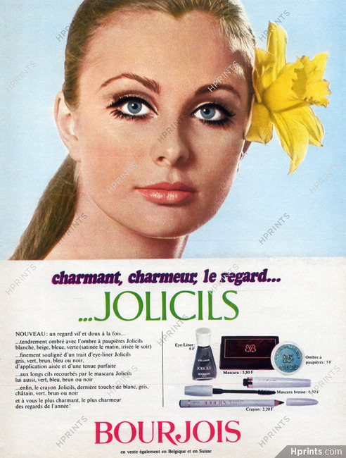 Bourjois (Cosmetics) 1969 Jolicils Eyes Liner
