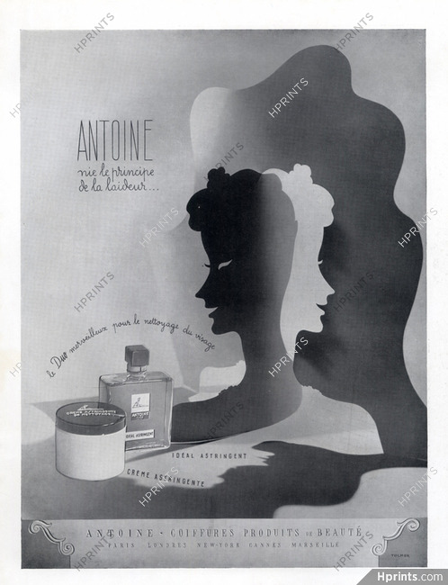 Antoine (Cosmetics) 1939 Claude Tolmer