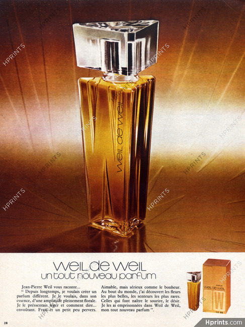 Weil (Perfumes) 1971 Weil de Weil Jean-Pierre Weil...