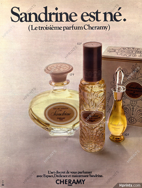 Cheramy (Perfumes) 1970 Sandrine