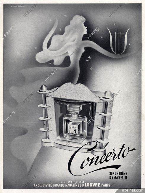 Concerto (Perfume) 1946 Au Louvre, R.Mérigeau Fairy