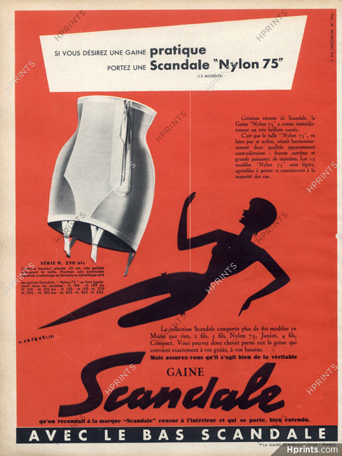 Scandale 1953 Girdle Jean Jacquelin